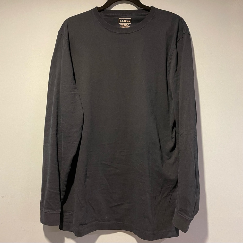Navy Long Sleeve Tee (Tall)